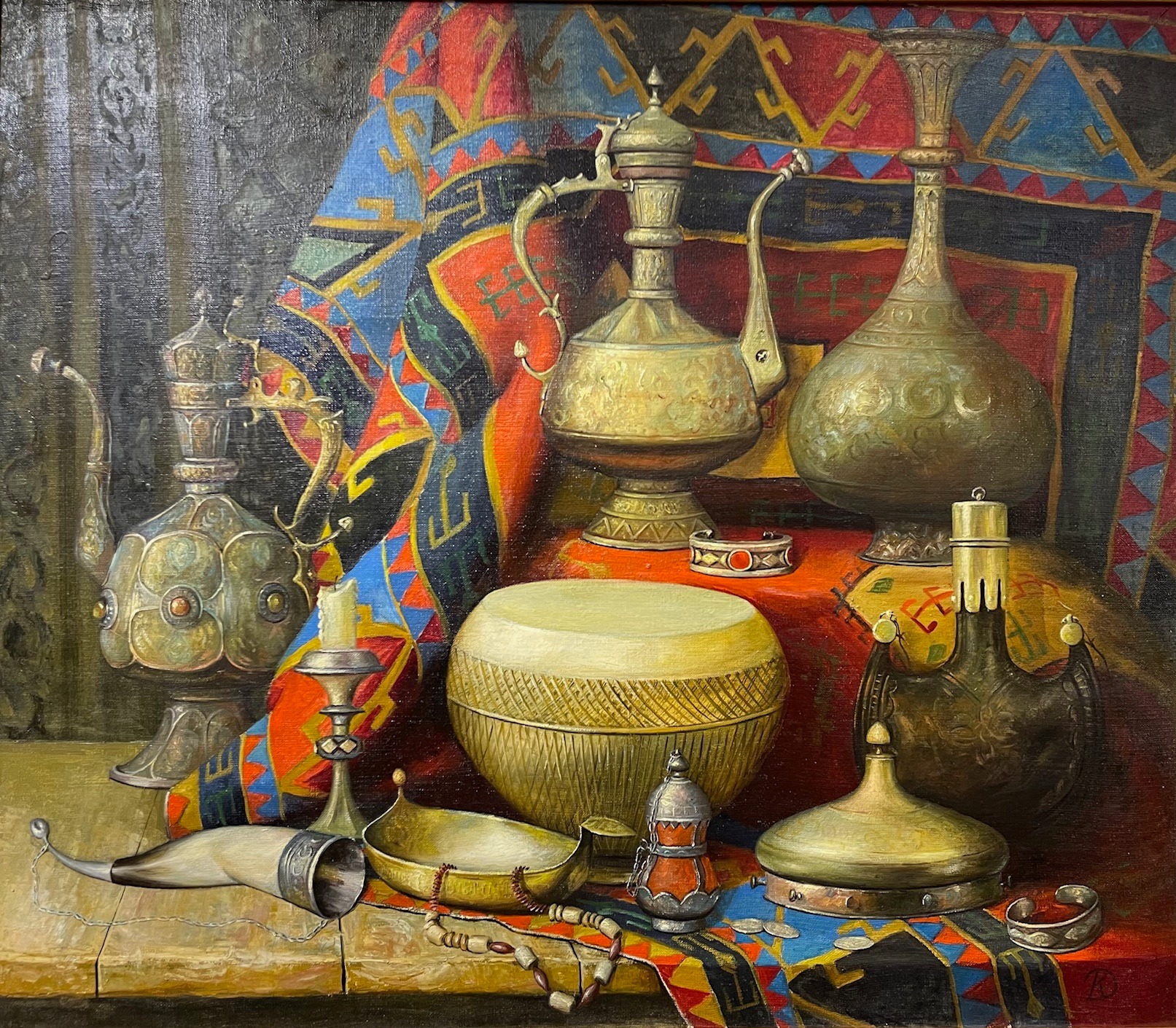 Кулуев Арсланхали(Данила) Борисович. Натюрморт с барабаном Кулуев Арсланхали(Данила) Борисович. Натюрморт с барабаном