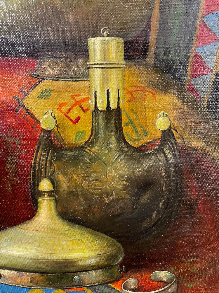Кулуев Арсланхали(Данила) Борисович. Натюрморт с барабаном Кулуев Арсланхали(Данила) Борисович. Натюрморт с барабаном