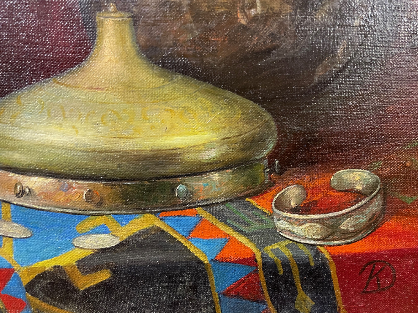 Кулуев Арсланхали(Данила) Борисович. Натюрморт с барабаном Кулуев Арсланхали(Данила) Борисович. Натюрморт с барабаном