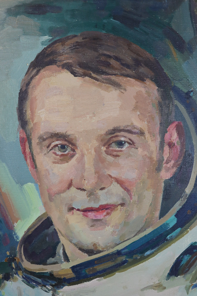 Бабаев Джимшуд Ибрагимович. Портрет космонавта Рождественского Валерия Ильича