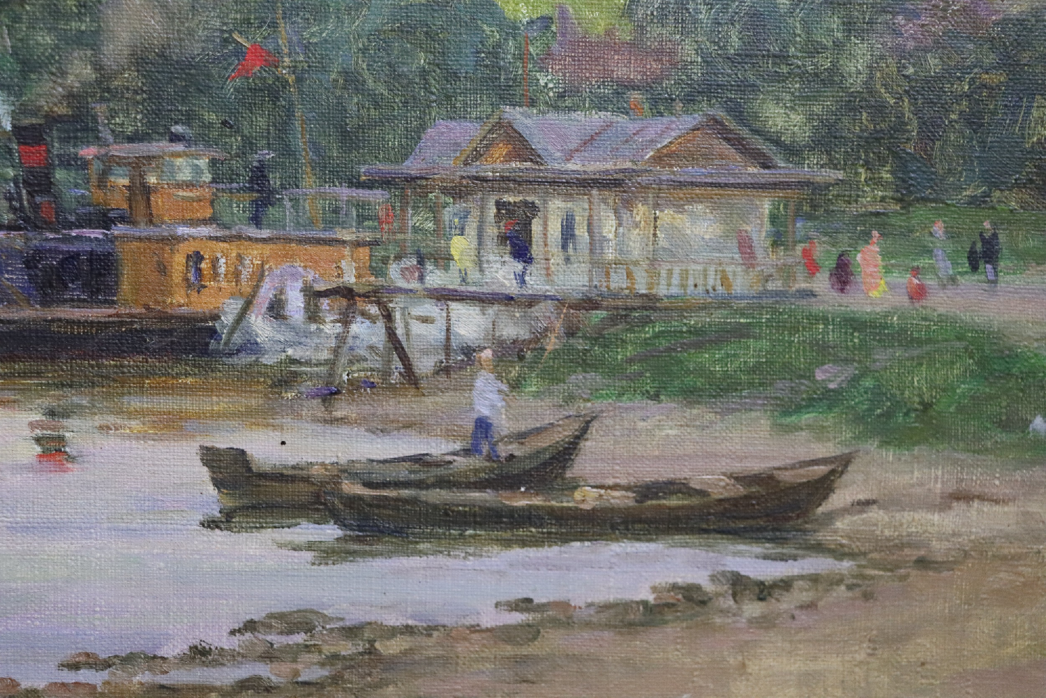 Осенев Николай Иванович. На Оке