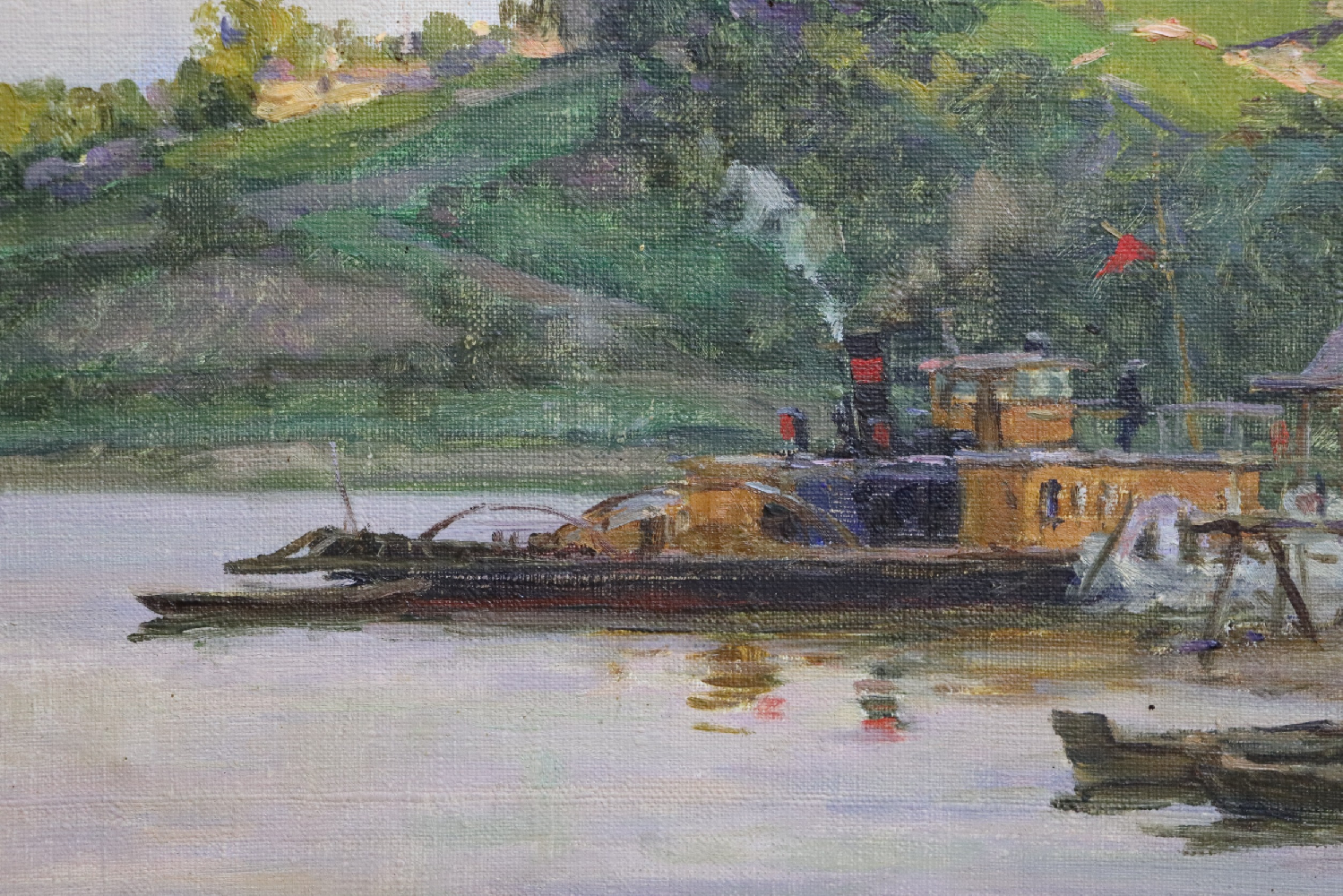 Осенев Николай Иванович. На Оке