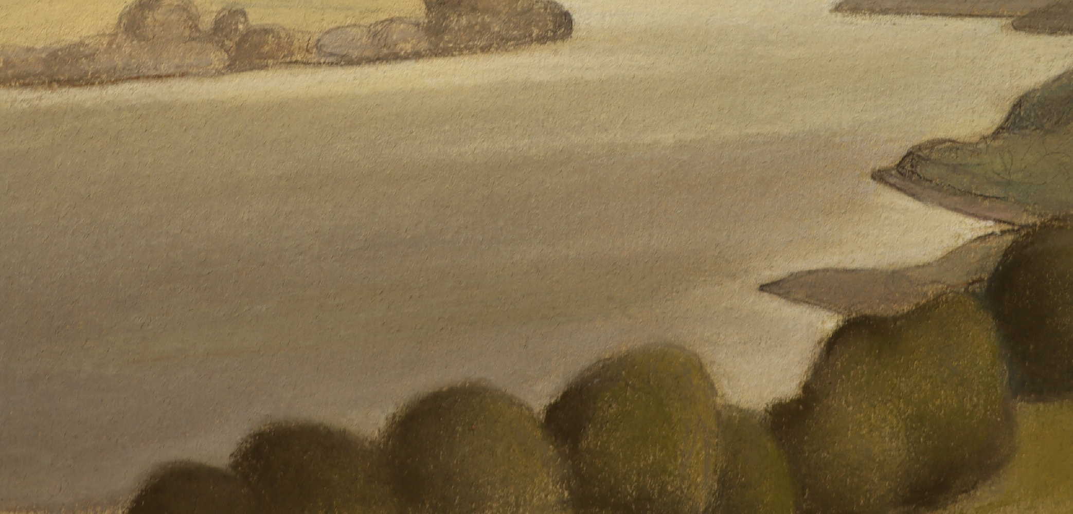 Смирнов-Русецкий Борис Алексеевич. Берега Оки. Пущино