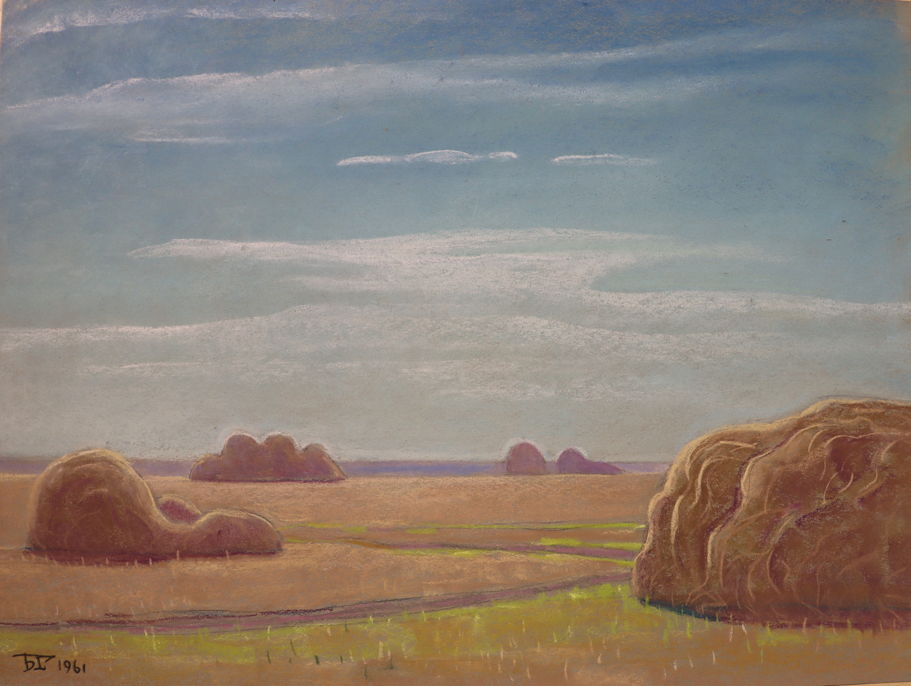 Смирнов-Русецкий Борис Алексеевич. Утро на целине