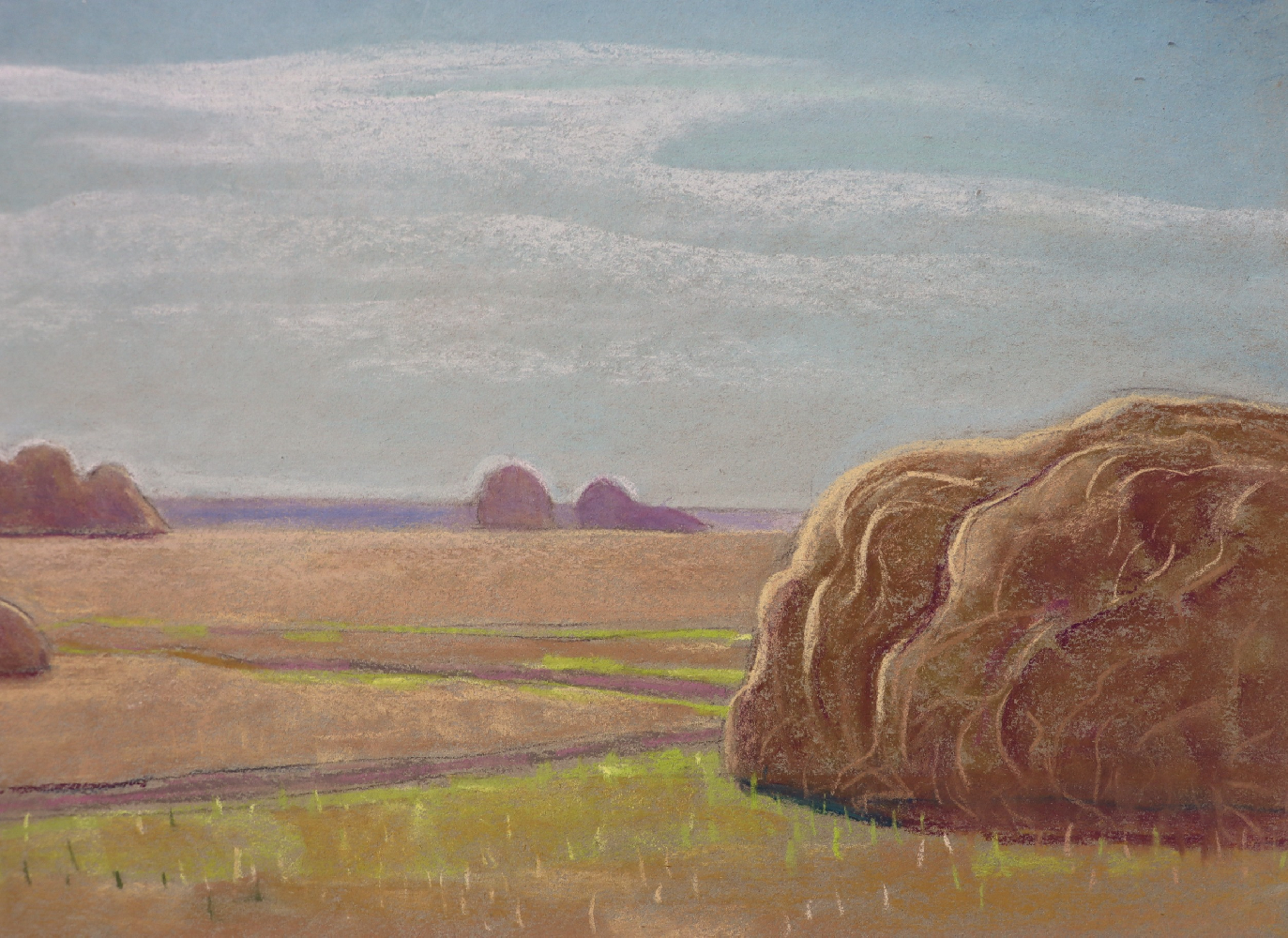 Смирнов-Русецкий Борис Алексеевич. Утро на целине