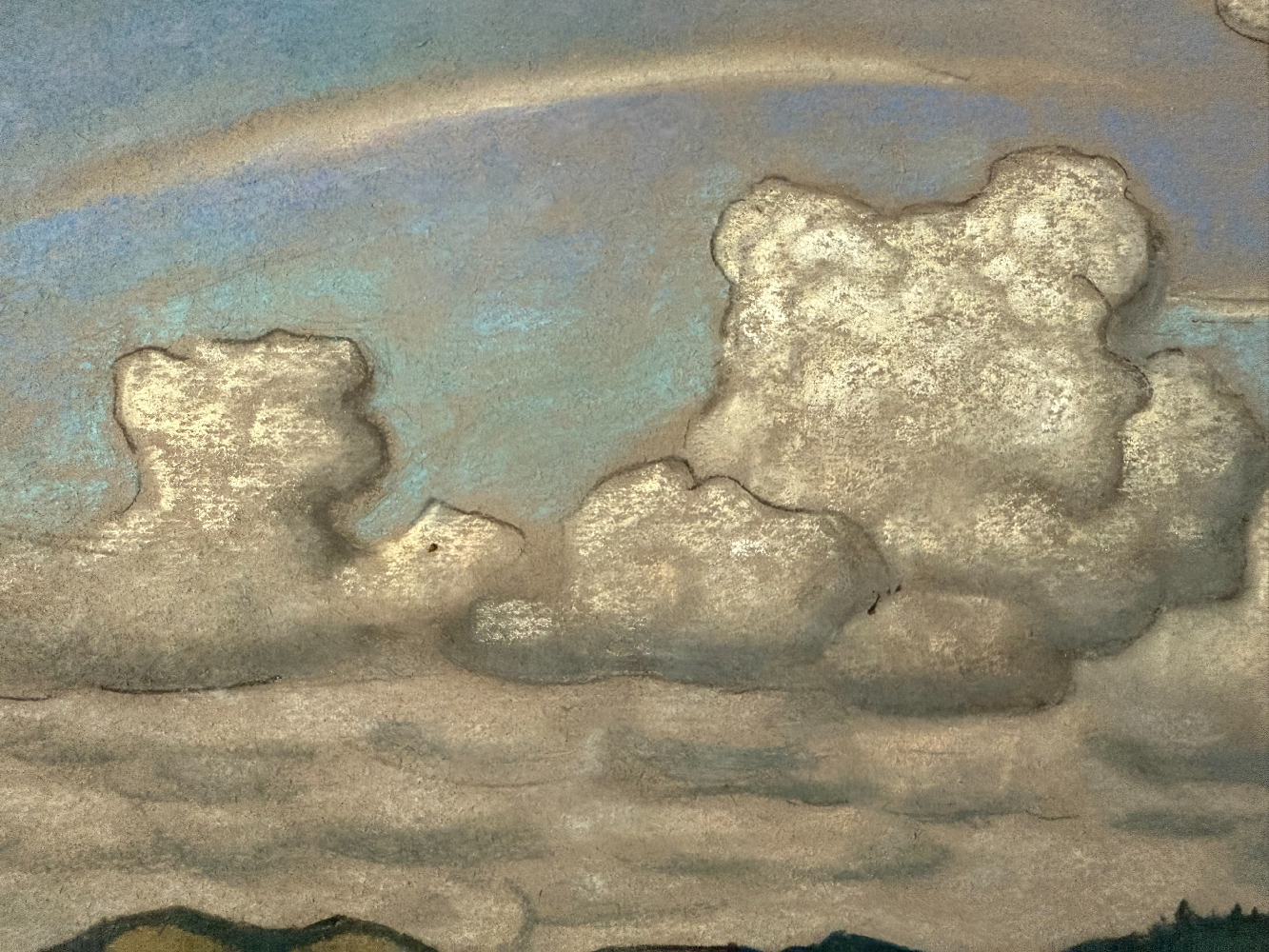 Смирнов-Русецкий Борис Алексеевич. Себеж. Облака над озером