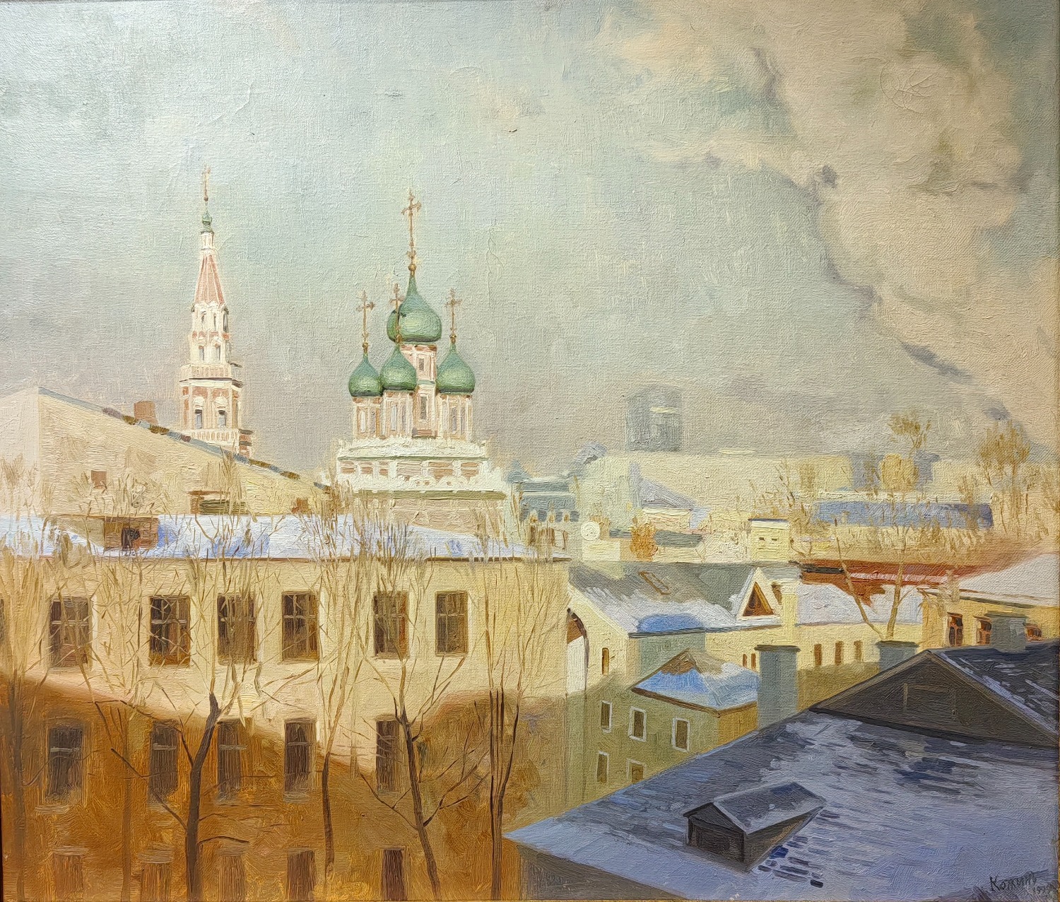 Кожин Семен Леонидович. Вид на Москву с Лаврушинского переулка