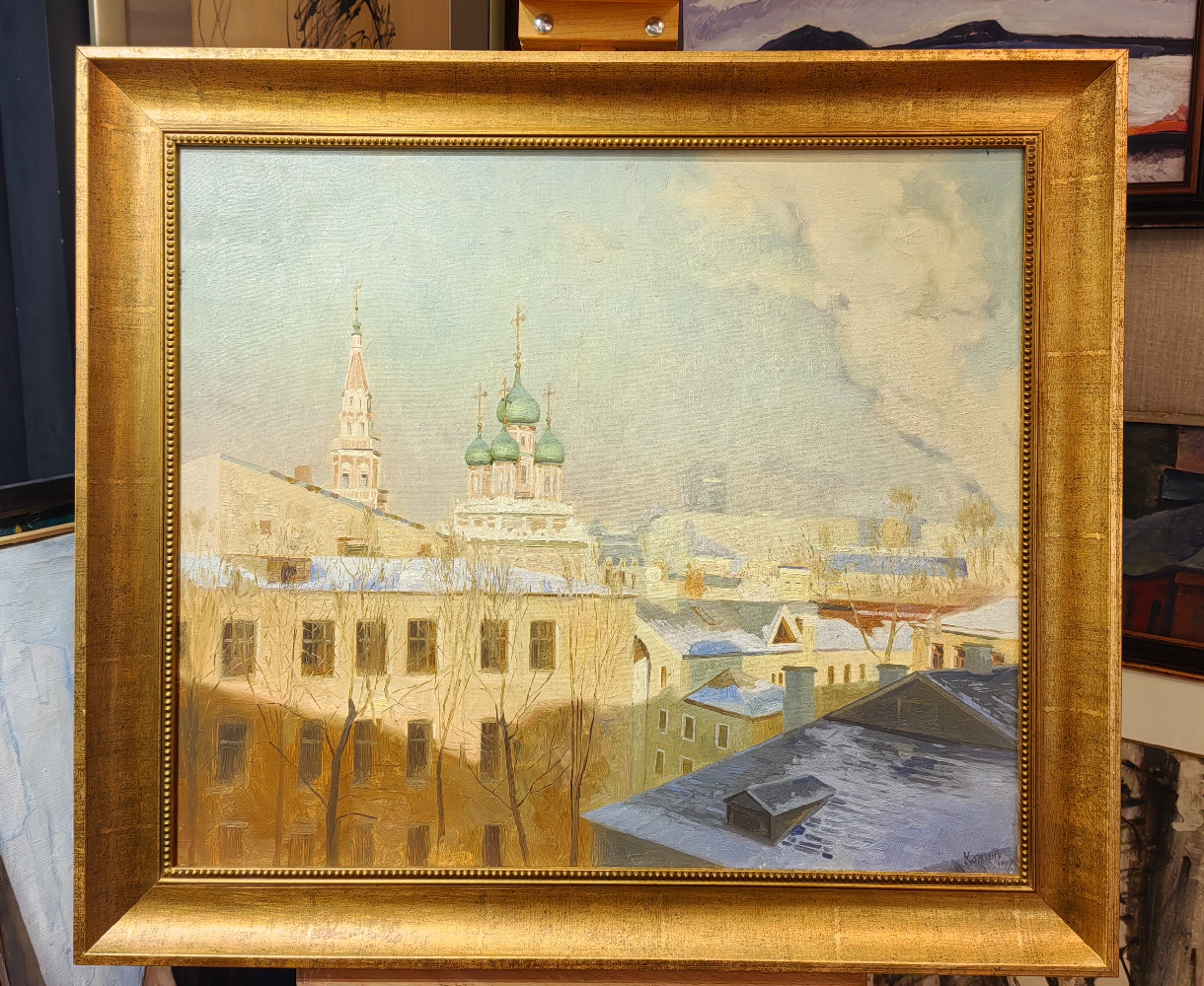 Кожин Семен Леонидович. Вид на Москву с Лаврушинского переулка