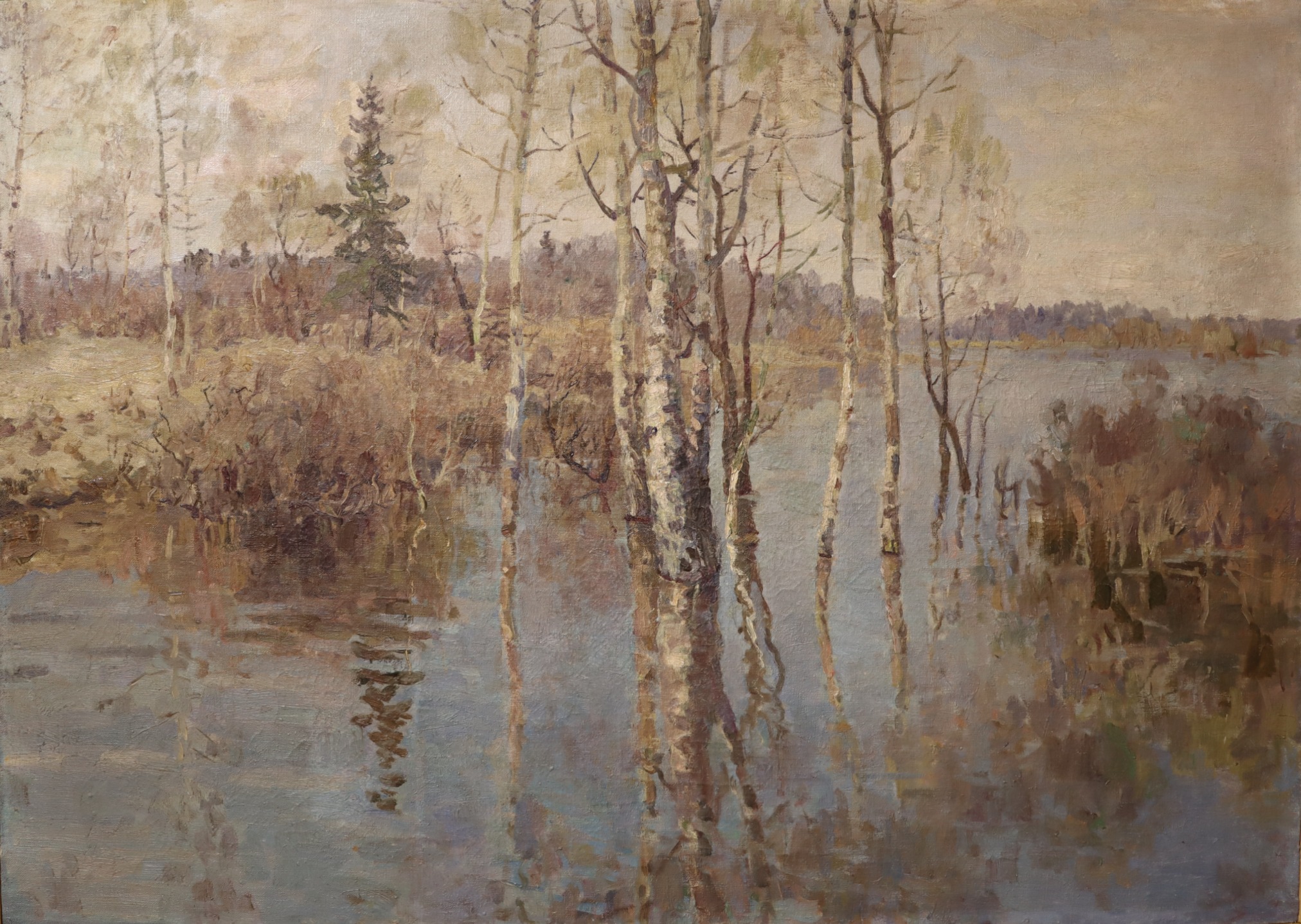 Мухо Николай Антонович. Весенний разлив