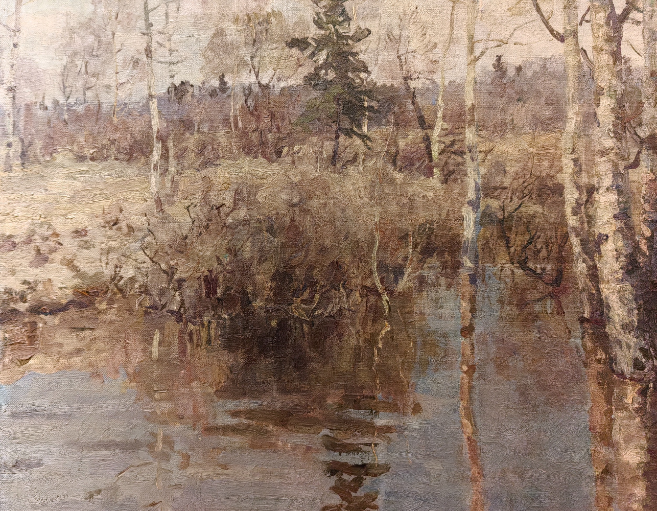 Мухо Николай Антонович. Весенний разлив