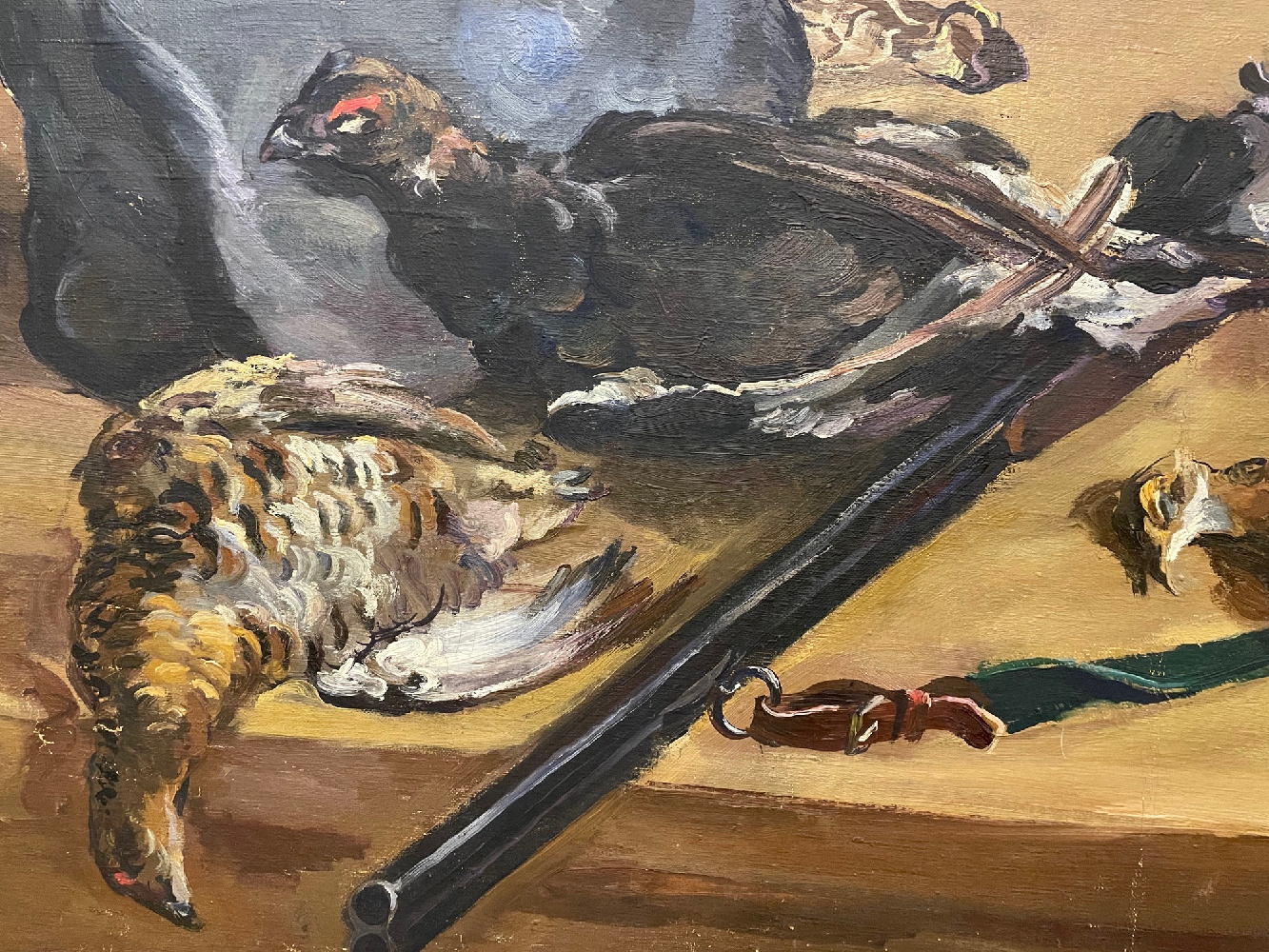 Кончаловский Михаил Петрович. Охотничий натюрморт Кончаловский Михаил Петрович. Охотничий натюрморт