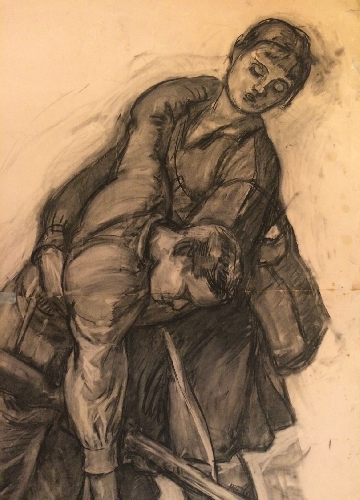 Зернова Екатерина Сергеевна. Раненый солдат и медсестра Зернова Екатерина Сергеевна. Раненый солдат и медсестра