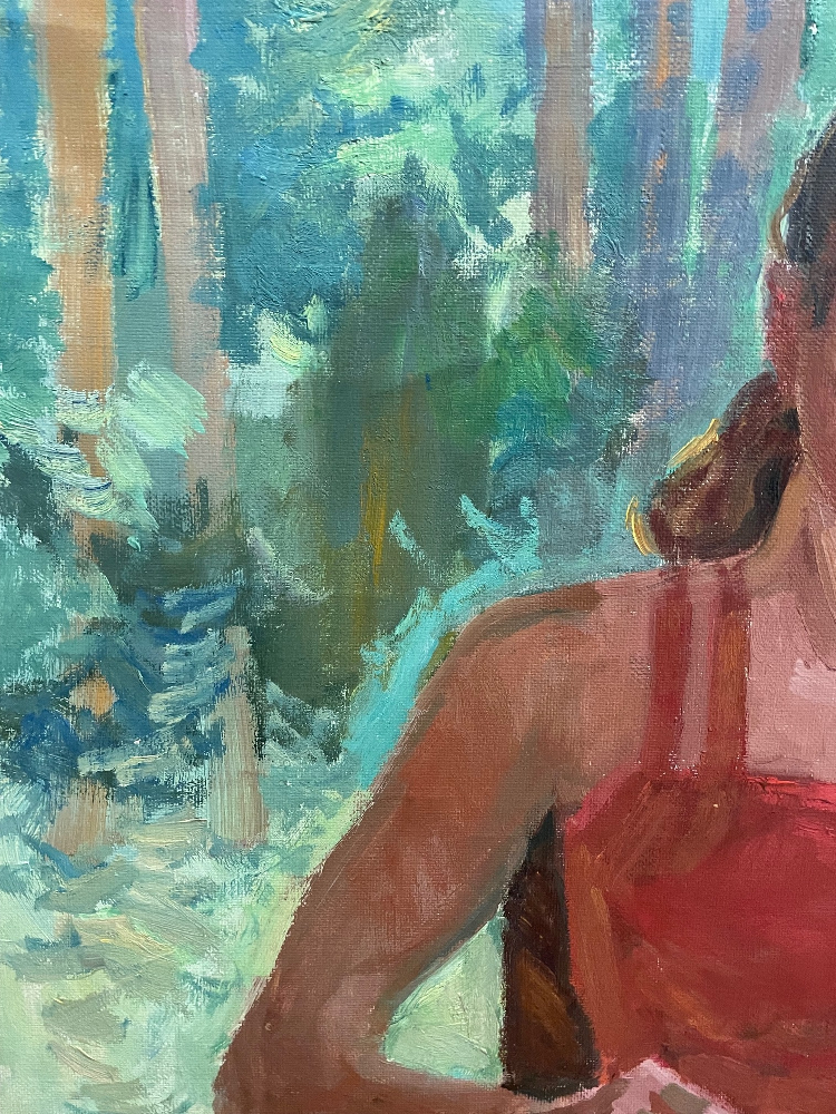 Зернова Екатерина Сергеевна. Портрет в красном сарафане Зернова Екатерина Сергеевна. Портрет в красном сарафане