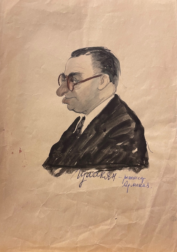 Крылов Порфирий Никитич. Портрет армянского режиссёра Гулакяна Крылов Порфирий Никитич. Портрет армянского режиссёра Гулакяна