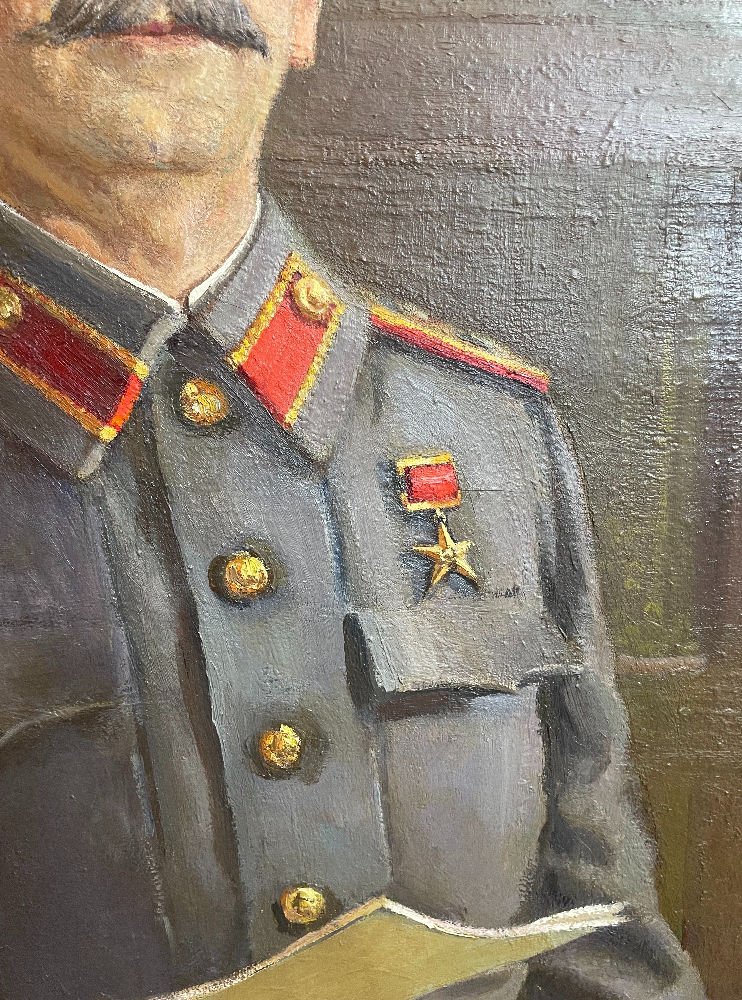 Денисовский Николай Фёдорович. Портрет Сталина Денисовский Николай Фёдорович. Портрет Сталина