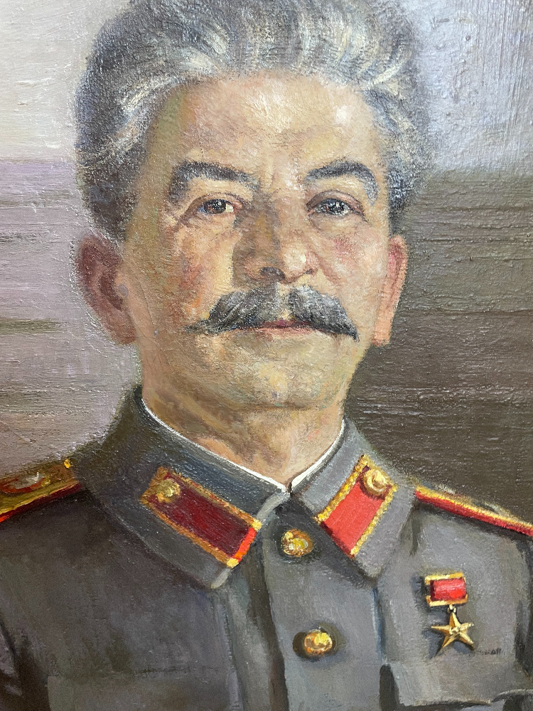 Денисовский Николай Фёдорович. Портрет Сталина Денисовский Николай Фёдорович. Портрет Сталина