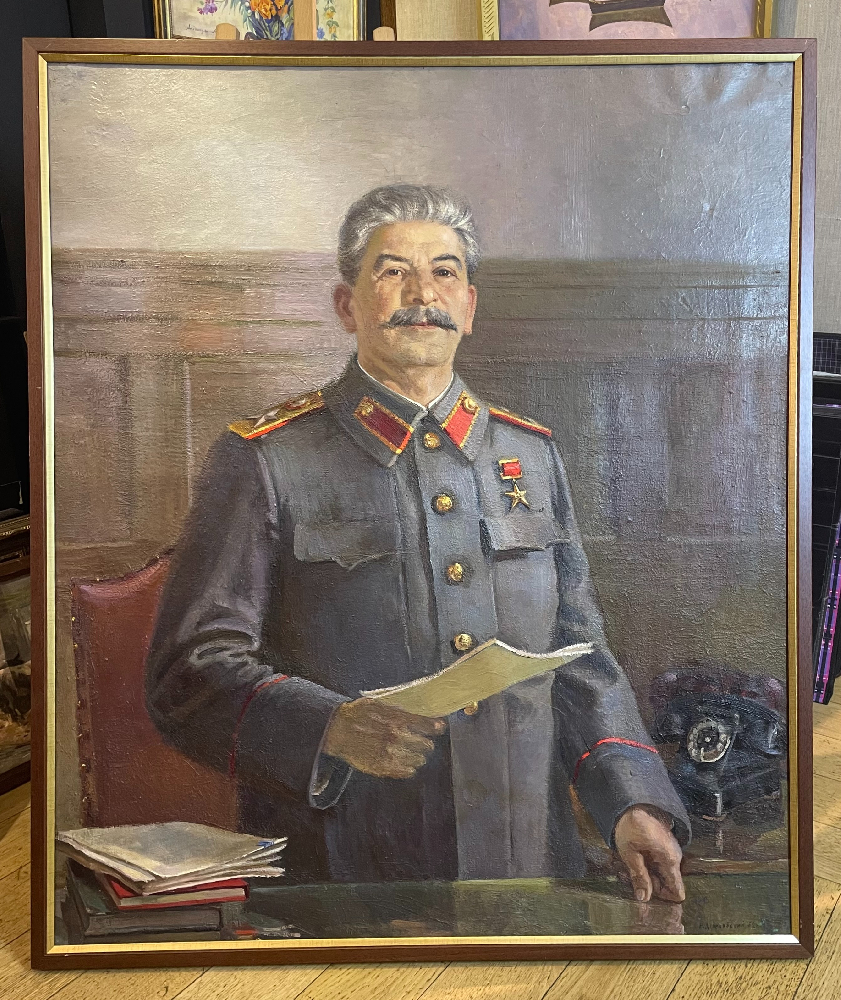 Денисовский Николай Фёдорович. Портрет Сталина Денисовский Николай Фёдорович. Портрет Сталина