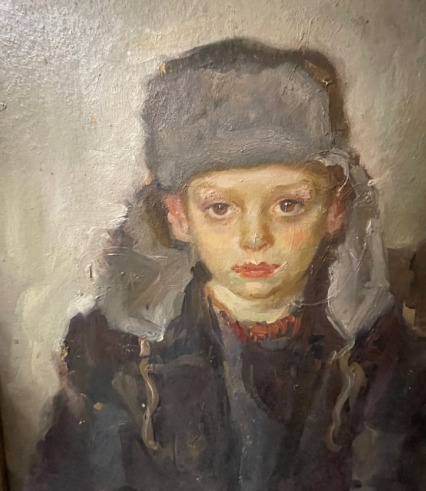 Гершаник Роман Васильевич. Мальчик в шапке-ушанке Гершаник Роман Васильевич. Мальчик в шапке-ушанке