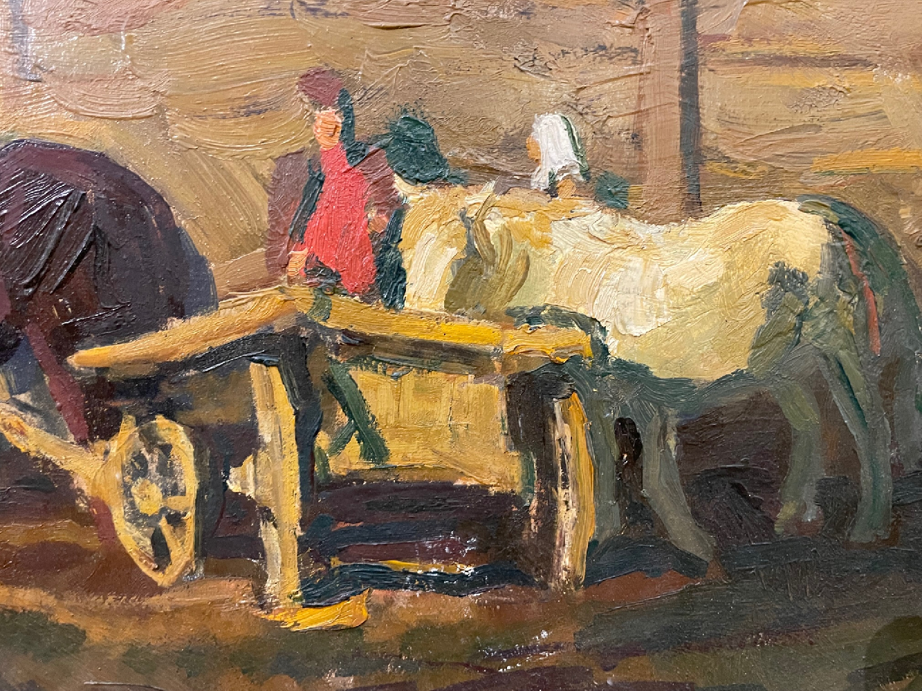 Попов Игорь Александрович. Лошадки у мельницы Попов Игорь Александрович. Лошадки у мельницы