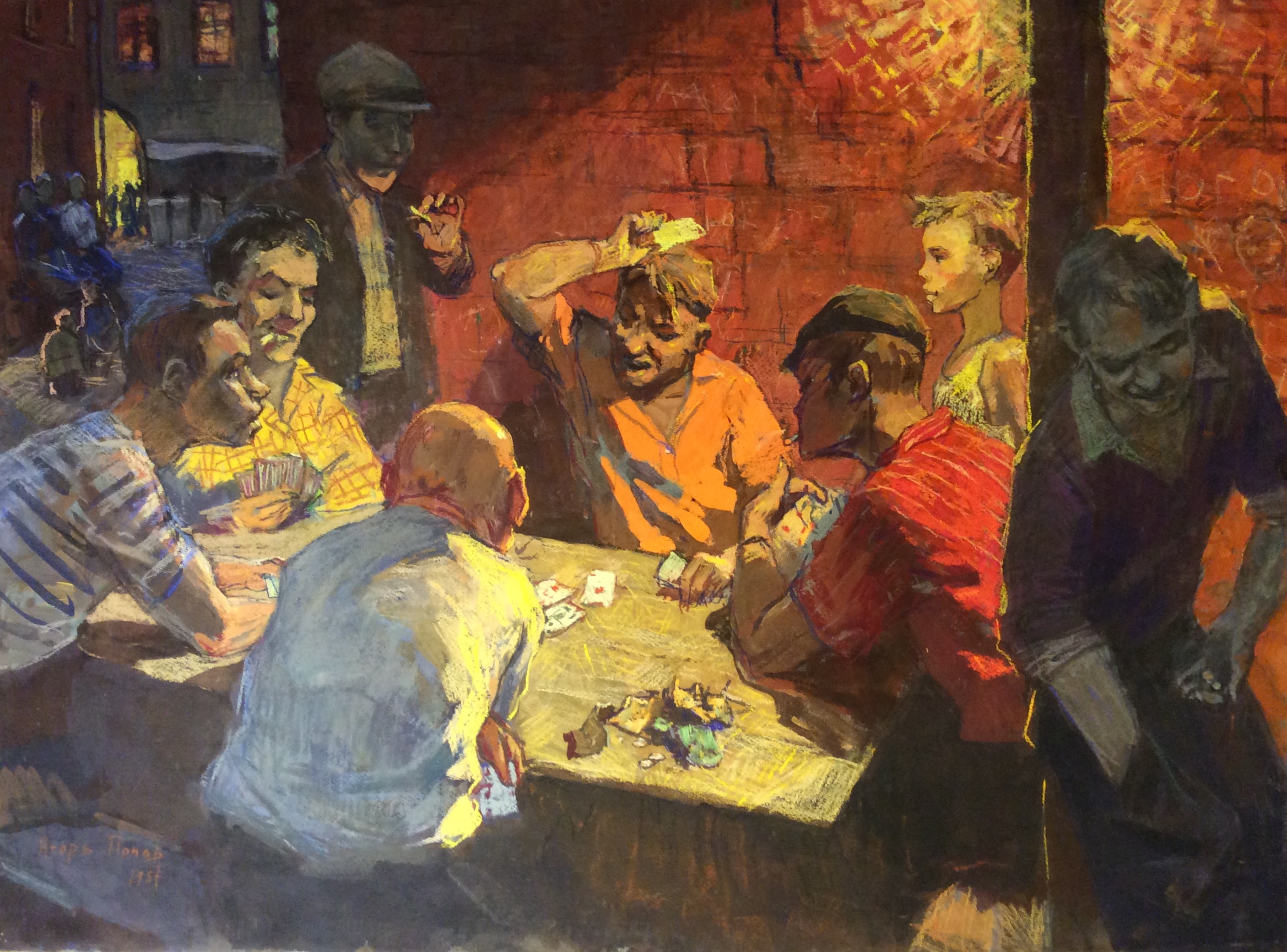 Попов Игорь Александрович. Картёжники Попов Игорь Александрович. Картёжники