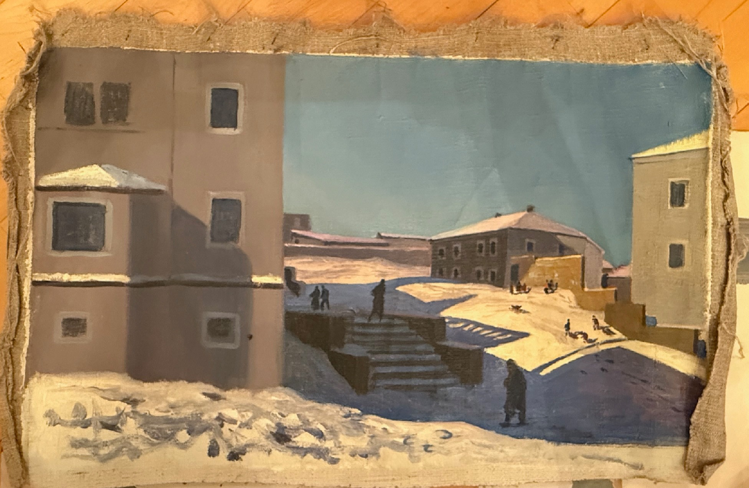 Котов Николай Георгиевич. Зима в городе Котов Николай Георгиевич. Зима в городе