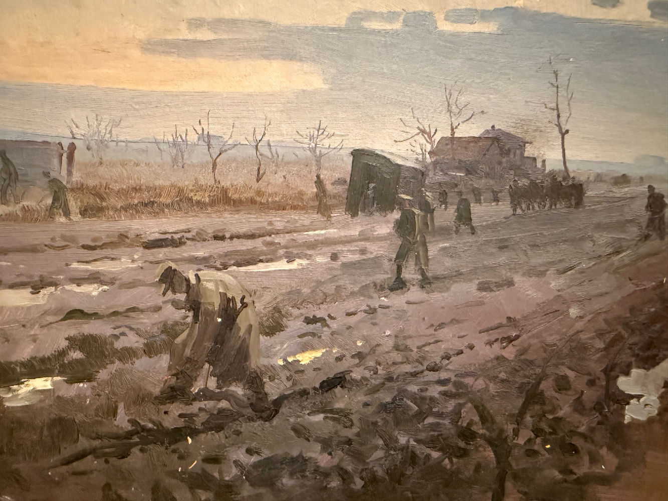 Котов Николай Георгиевич. Дорога у медсанбата