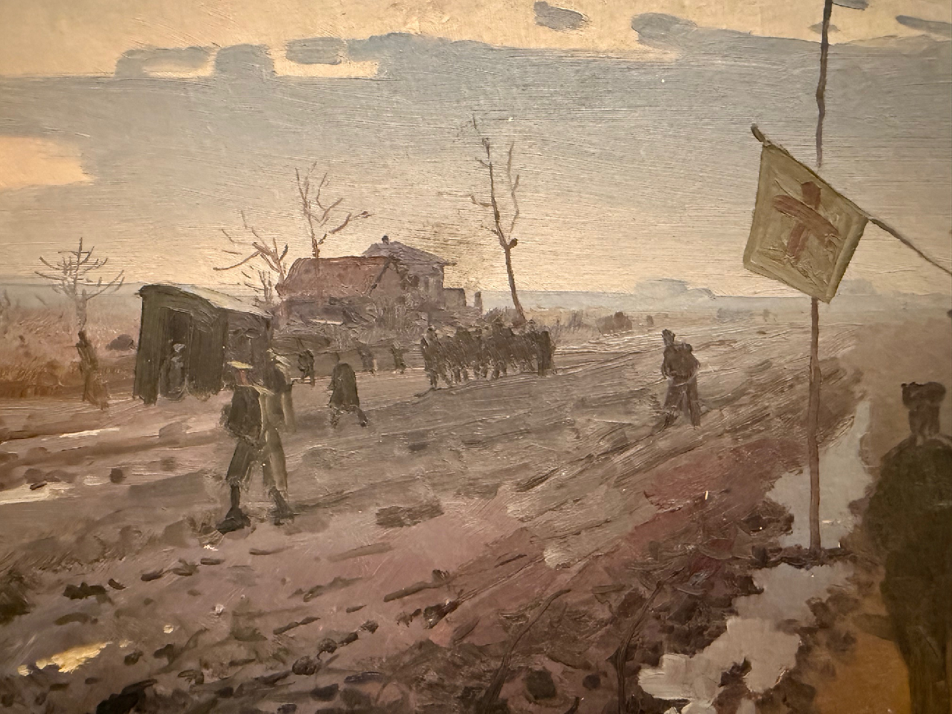 Котов Николай Георгиевич. Дорога у медсанбата