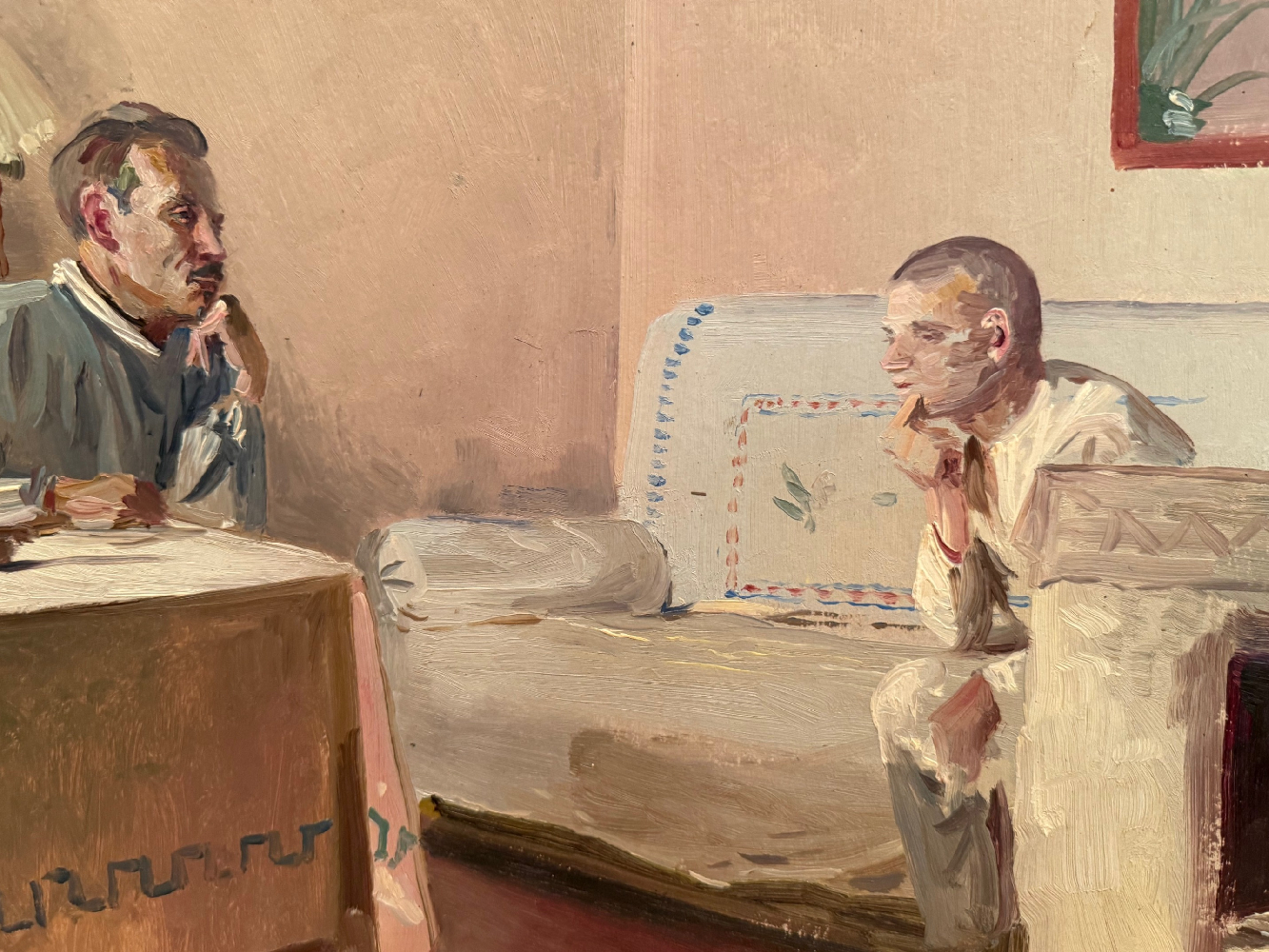 Котов Николай Георгиевич. Беседа с врачом. Карельский фронт