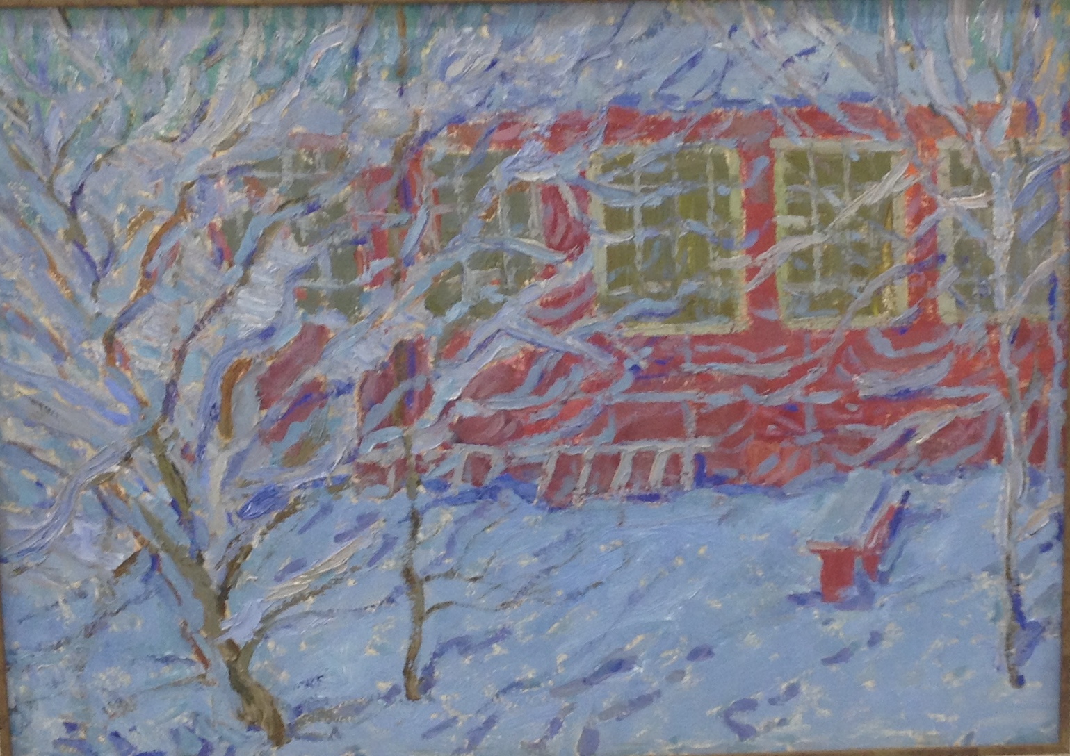 Мокров Николай Алексеевич. Зимний вечер Мокров Николай Алексеевич. Зимний вечер