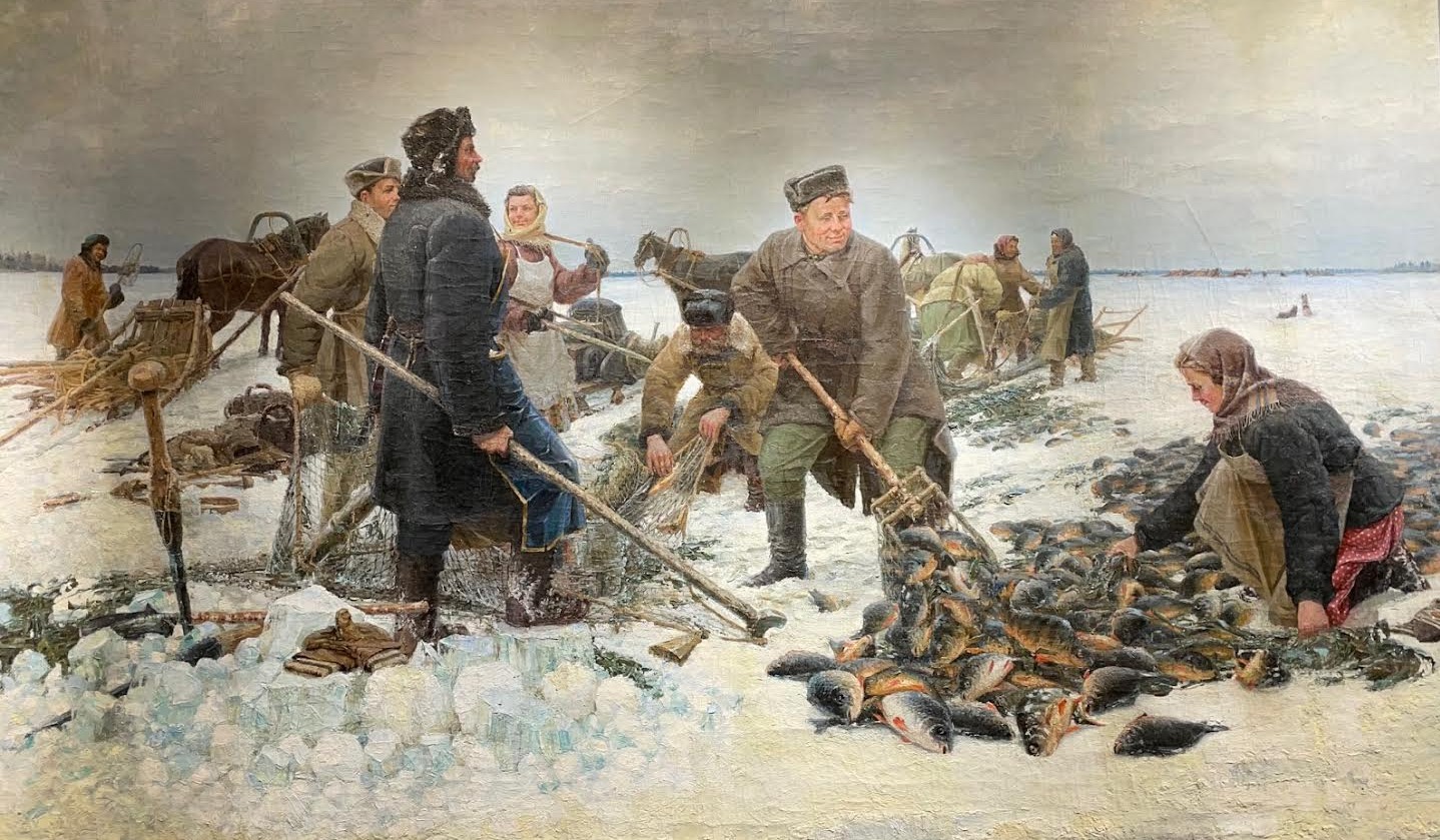 Неизвестный художник . Богатый улов Неизвестный художник . Богатый улов