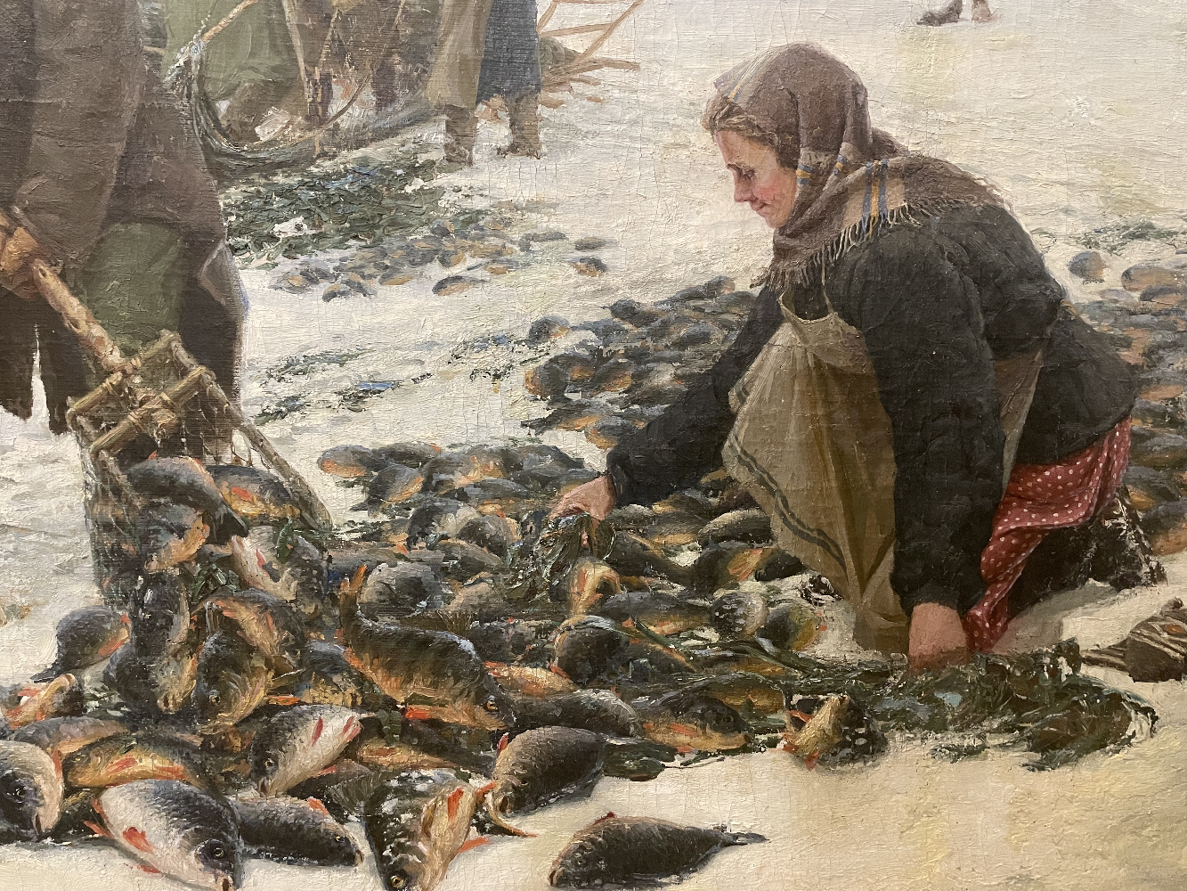 Неизвестный художник . Богатый улов Неизвестный художник . Богатый улов