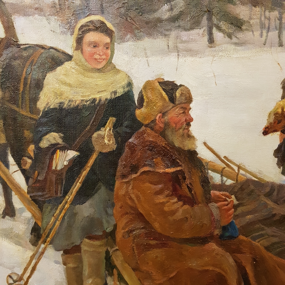 Неизвестный художник . Удачная охота Неизвестный художник . Удачная охота