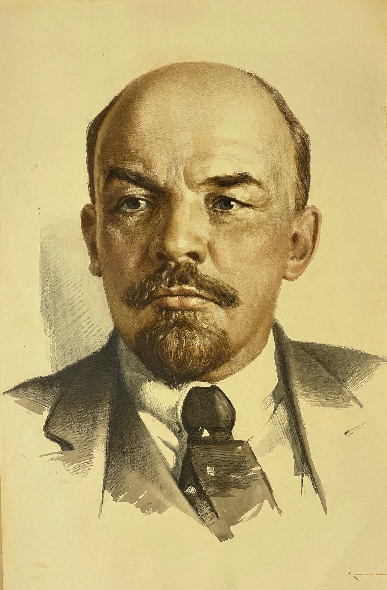 Неизвестный художник . Портрет В. И. Ленина
