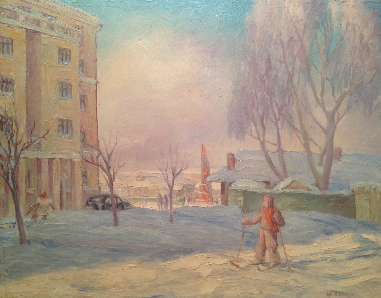 Жарёнов Александр Сергеевич. Зима в городе. Жарёнов Александр Сергеевич. Зима в городе.
