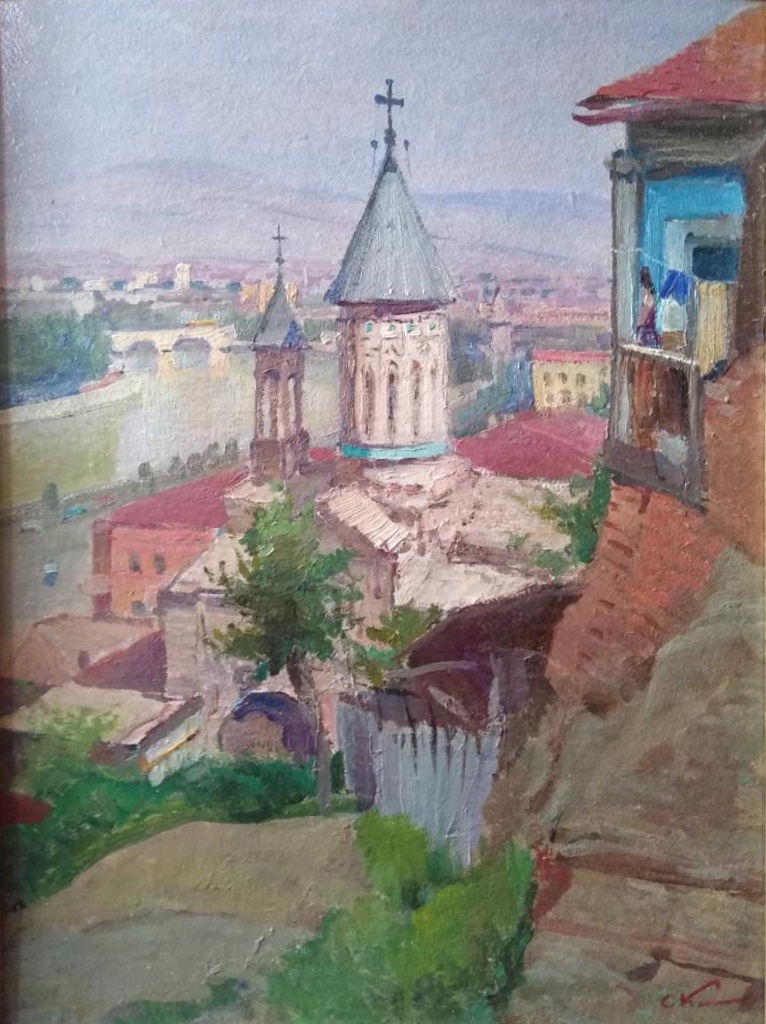 Каманин Сергей Михайлович. Церковь в Тбилиси