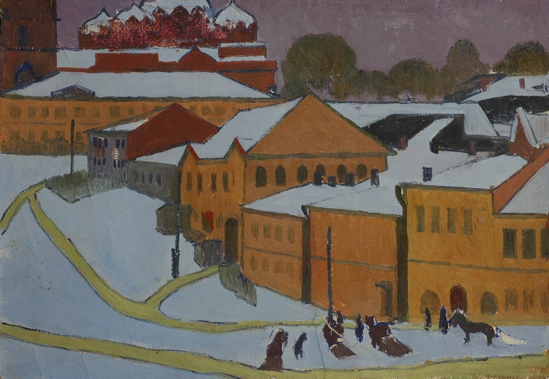 Курников Николай Федорович. Городская площадь. Курников Николай Федорович. Городская площадь.