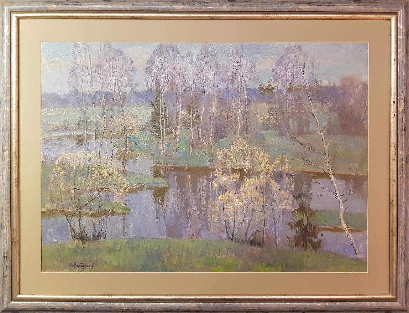 Татаринов Герман Алексеевич. Весенний пейзаж Татаринов Герман Алексеевич. Весенний пейзаж