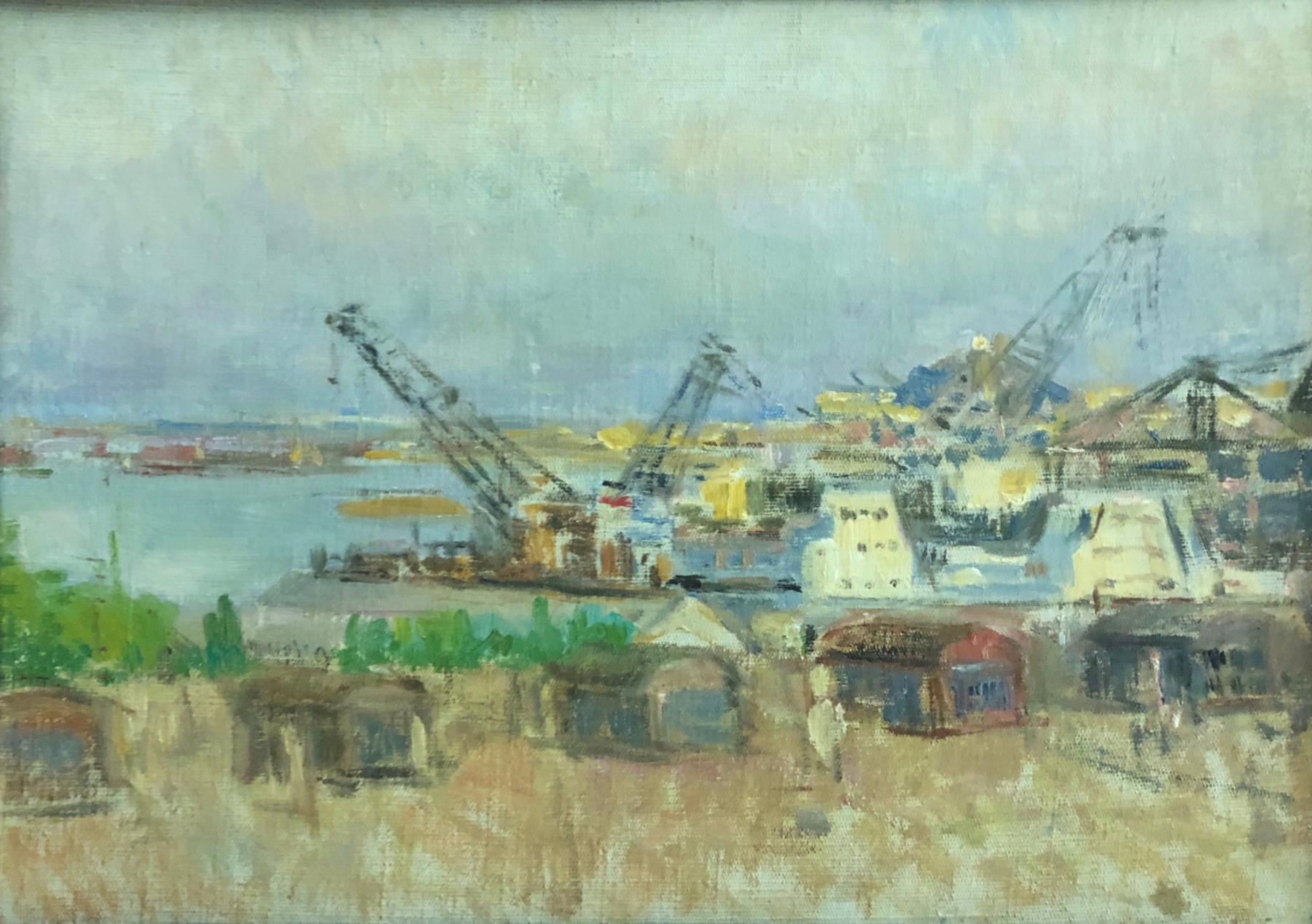 Яновская Ольга Дмитриевна. Вид на порт Яновская Ольга Дмитриевна. Вид на порт