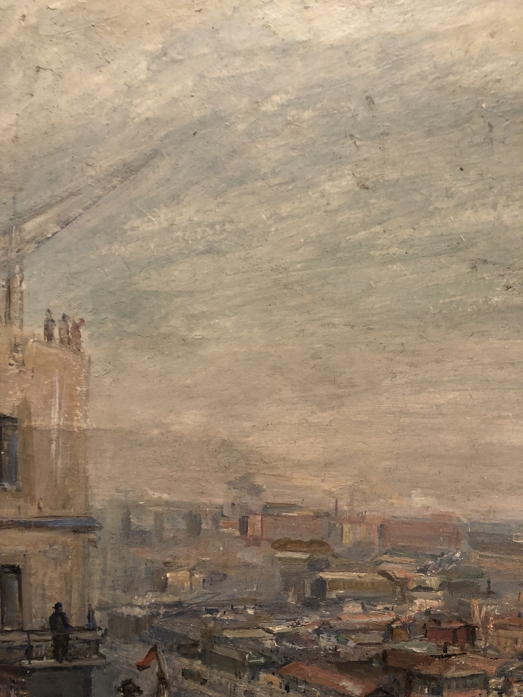 Лабас Александр Аркадьевич. Москва. Стройка. Лабас Александр Аркадьевич. Москва. Стройка.