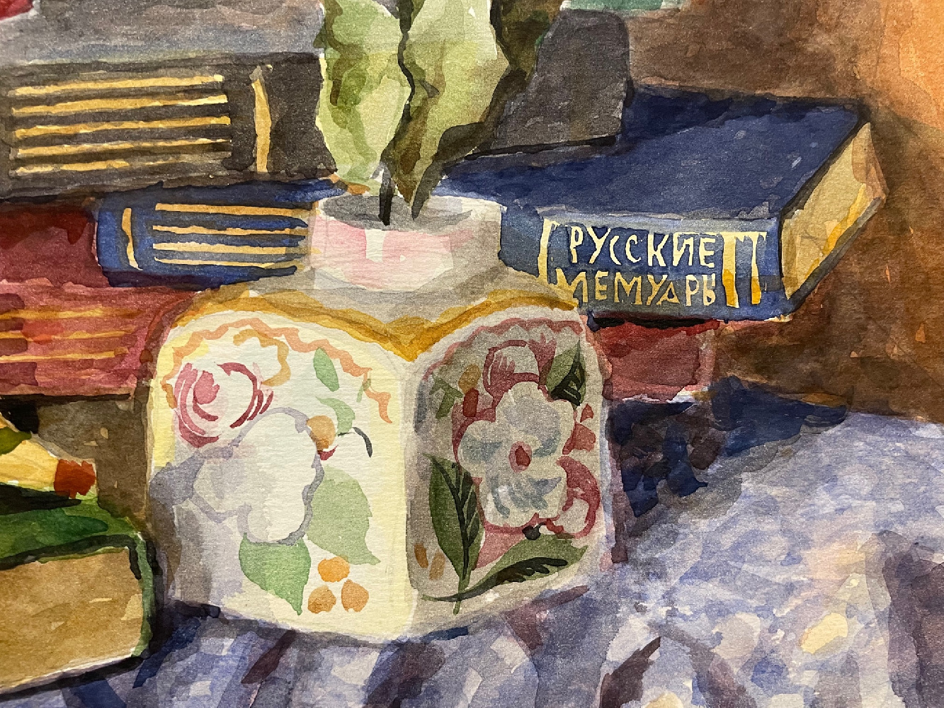 Кулаков Вадим Алексеевич. Натюрморт с дымковской игрушкой Кулаков Вадим Алексеевич. Натюрморт с дымковской игрушкой