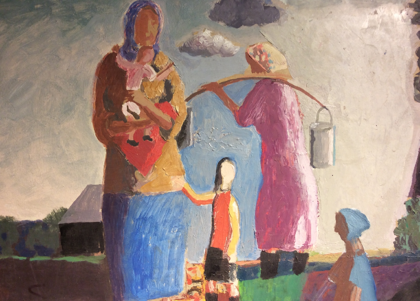 Кулаков Вадим Алексеевич. Деревня. Женщины и дети Кулаков Вадим Алексеевич. Деревня. Женщины и дети