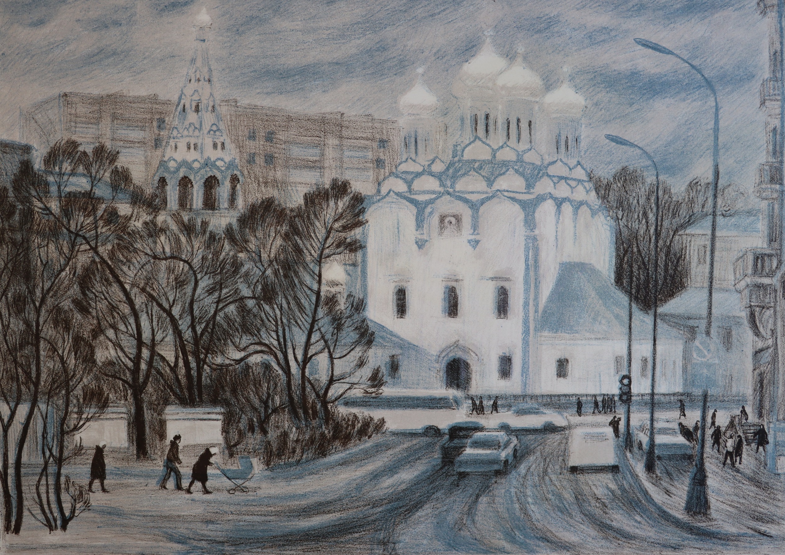 Дехтерёва Татьяна Александровна. Храм Николая Чудотворца. Комсомольский проспект Дехтерёва Татьяна Александровна. Храм Николая Чудотворца. Комсомольский проспект