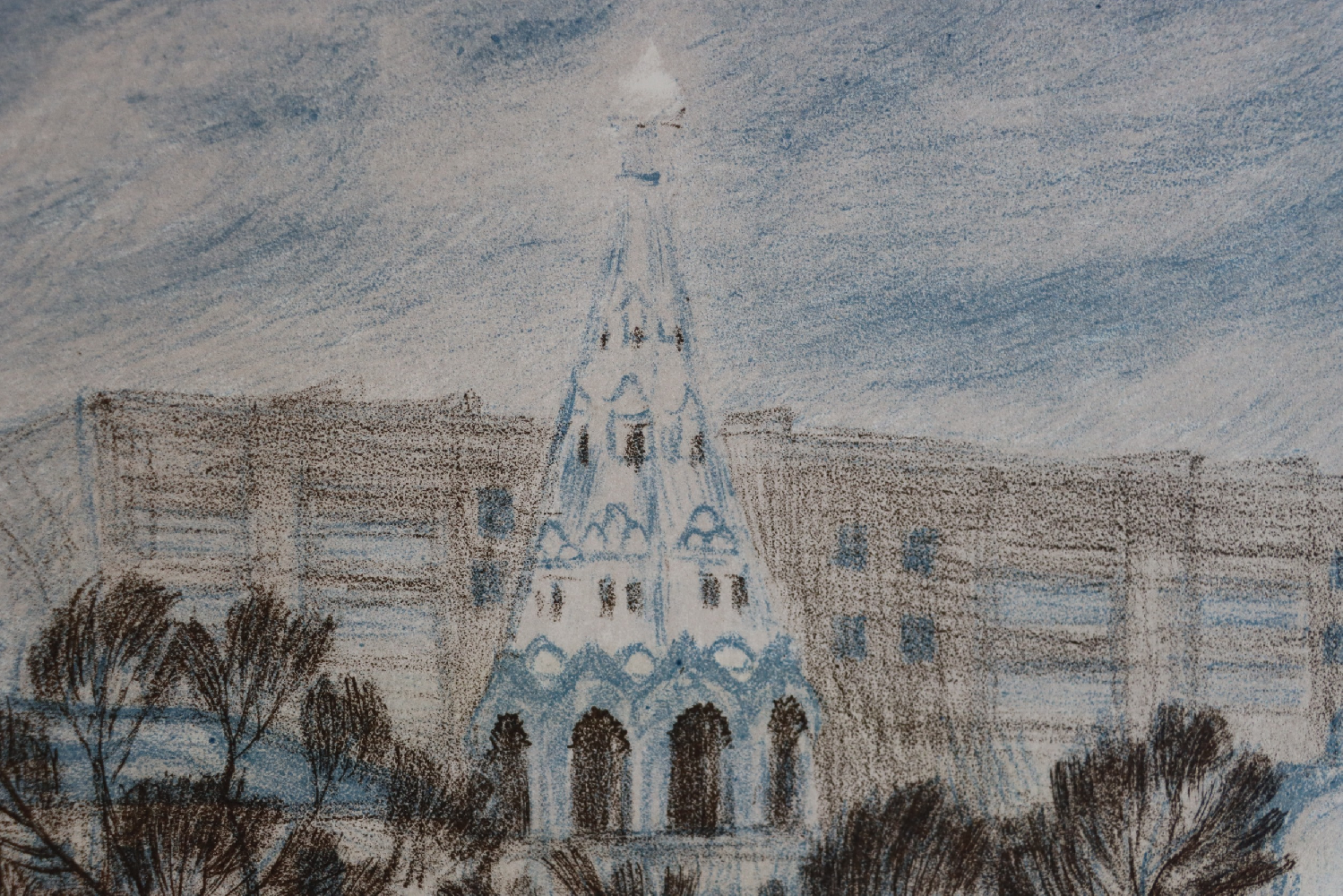 Дехтерёва Татьяна Александровна. Храм Николая Чудотворца. Комсомольский проспект Дехтерёва Татьяна Александровна. Храм Николая Чудотворца. Комсомольский проспект