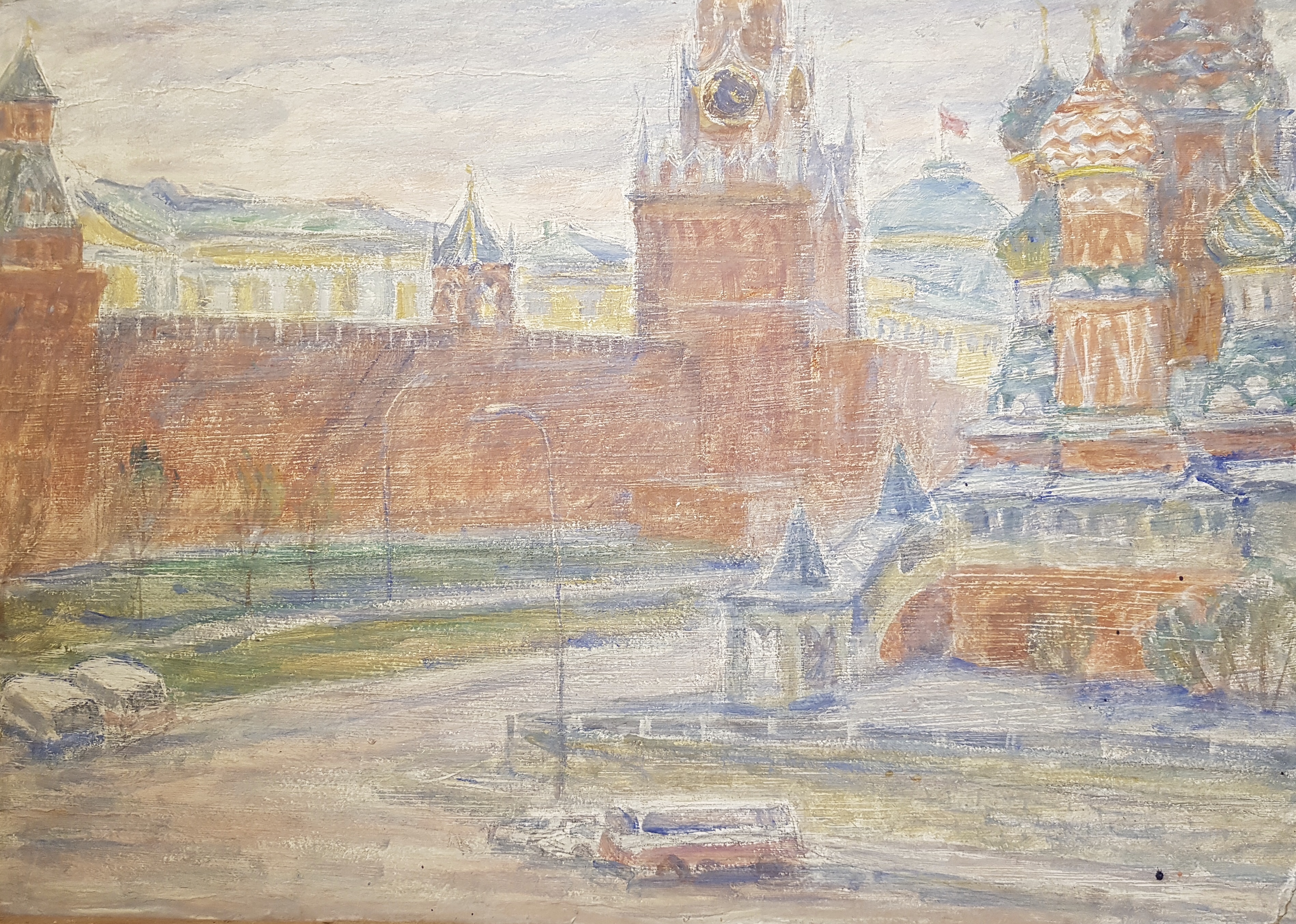 Дехтерева Татьяна Александровна. Вид на красную площадь и Исакиевский собор Дехтерева Татьяна Александровна. Вид на красную площадь и Исакиевский собор