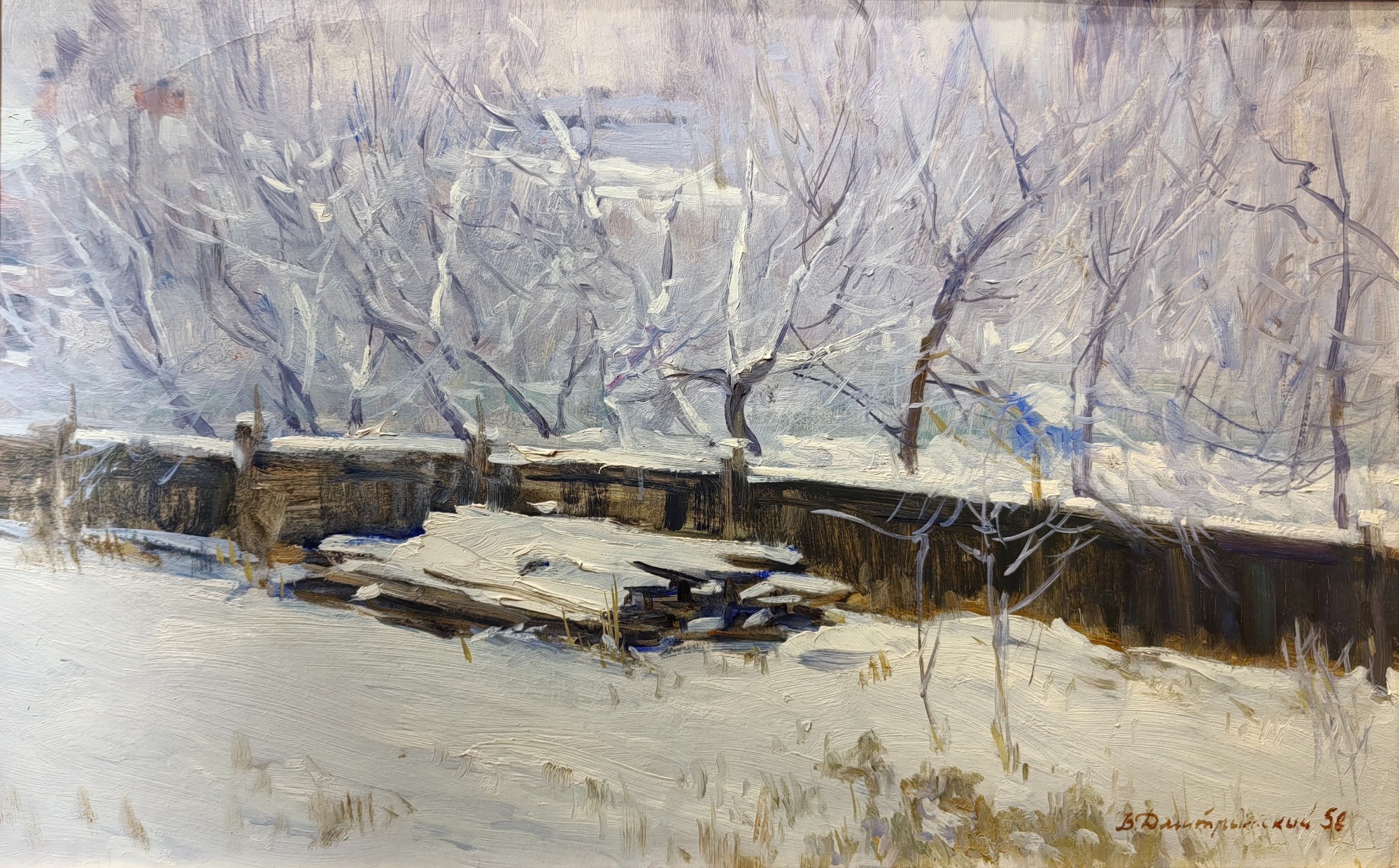 Дмитриевский Виктор Константинович. Зимка