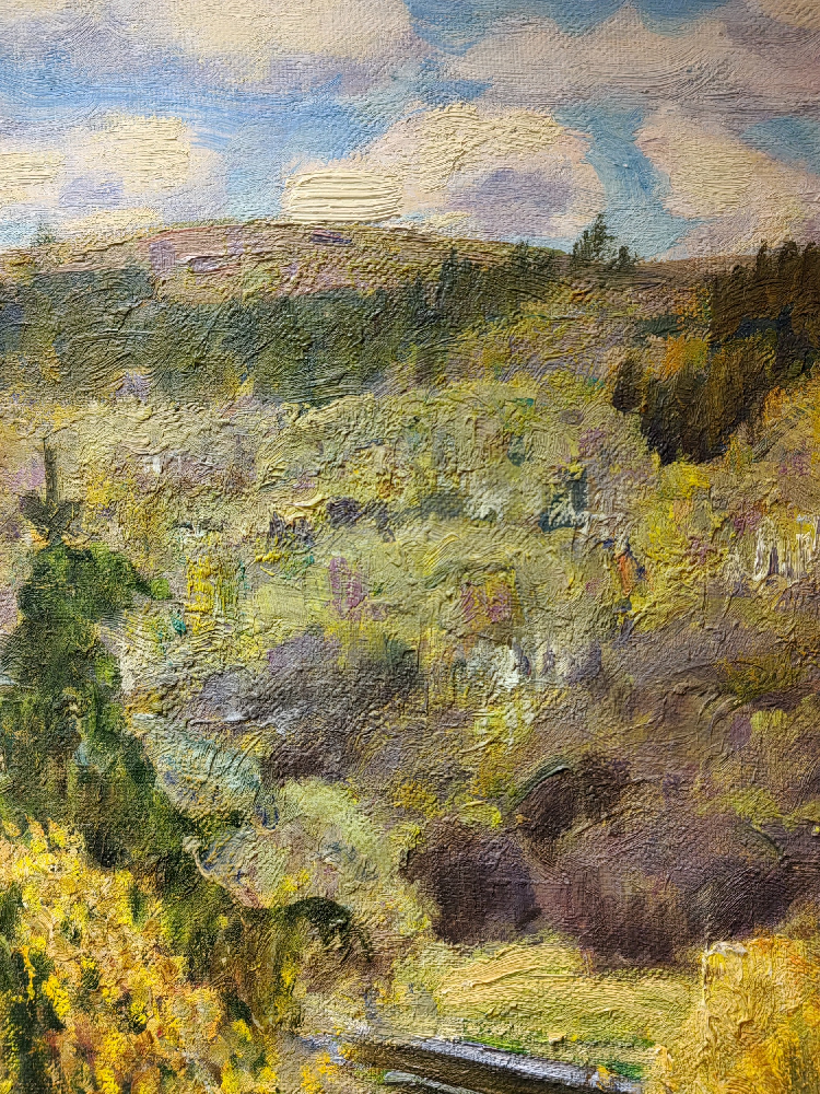 Дмитриевский Виктор Константинович. Лесная речка. Осень