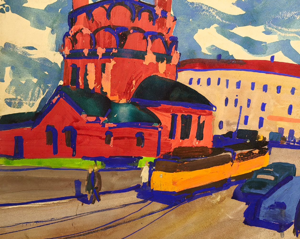 Бурмистров Борис Алексеевич. Древние стены