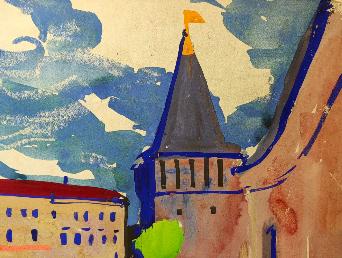 Бурмистров Борис Алексеевич. Древние стены