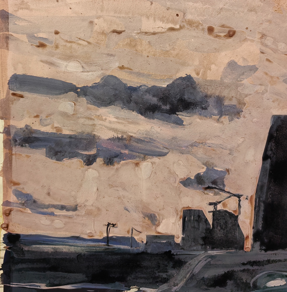 Бурмистров Борис Алексеевич. Урбанистический пейзаж