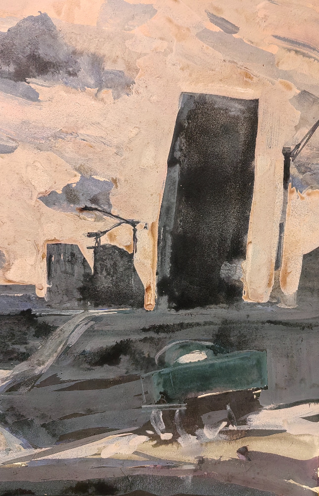 Бурмистров Борис Алексеевич. Урбанистический пейзаж